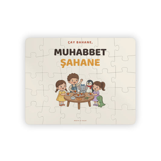 Çay Bahane, Muhabbet Şahane Kids' Puzzle, 30 Pieces, Roots & Talks - product photo 1