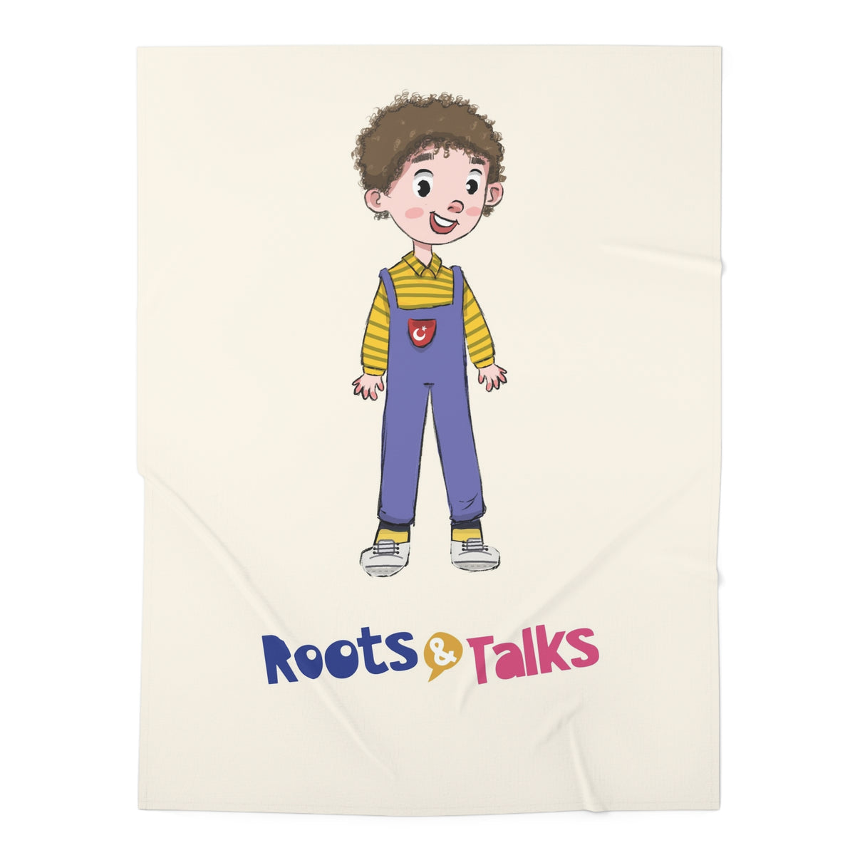 Ahmet Character Baby Swaddle Blanket, Roots & Talks - product photo 1