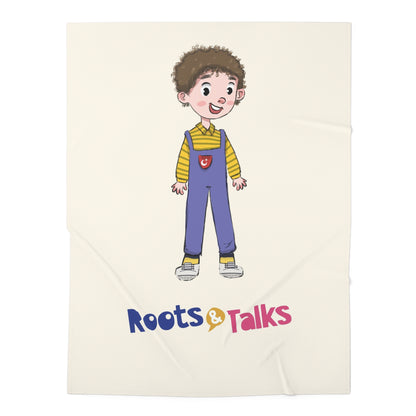 Ahmet Character Baby Swaddle Blanket, Roots & Talks - product photo 1