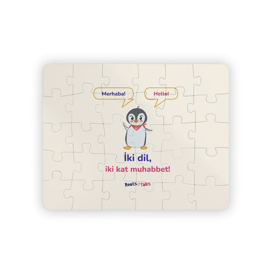 İki Dil, İki Kat Muhabbet Kids' Puzzle, 30 Pieces, Roots & Talks - product photo 1