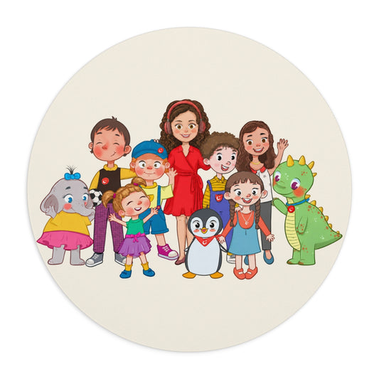 All the Characters Together Mouse Pad, Roots & Talks - product photo 1