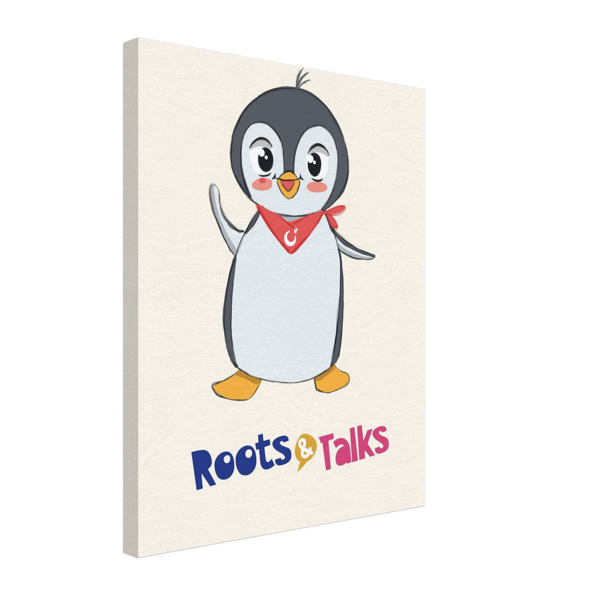 Pingucan Penguin Canvas Print, Roots & Talks - canvas photo 4
