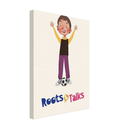 Gazi Character Canvas Print, Roots & Talks - canvas photo 2