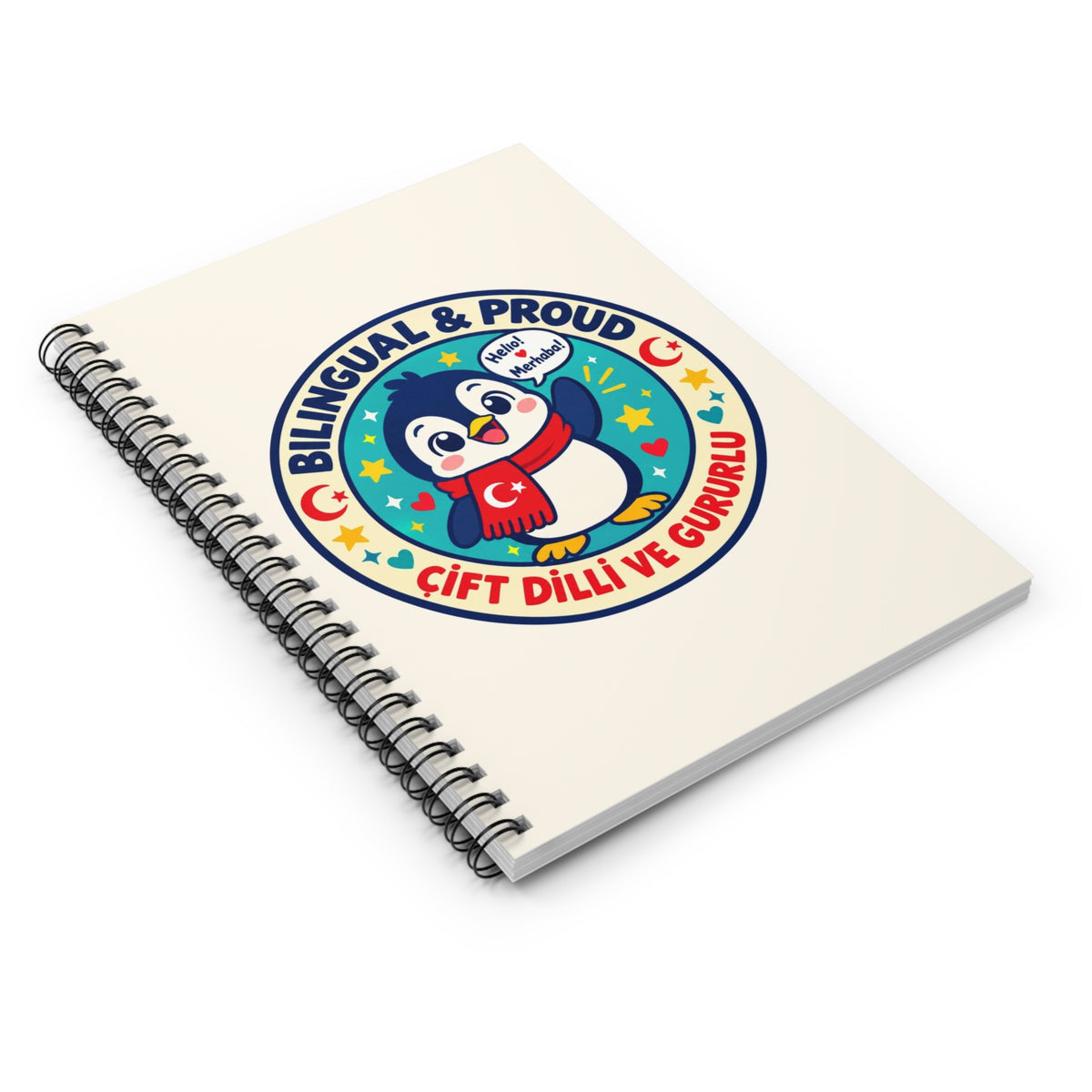 Bilingual & Proud Spiral Notebook, Roots & Talks - product photo 3
