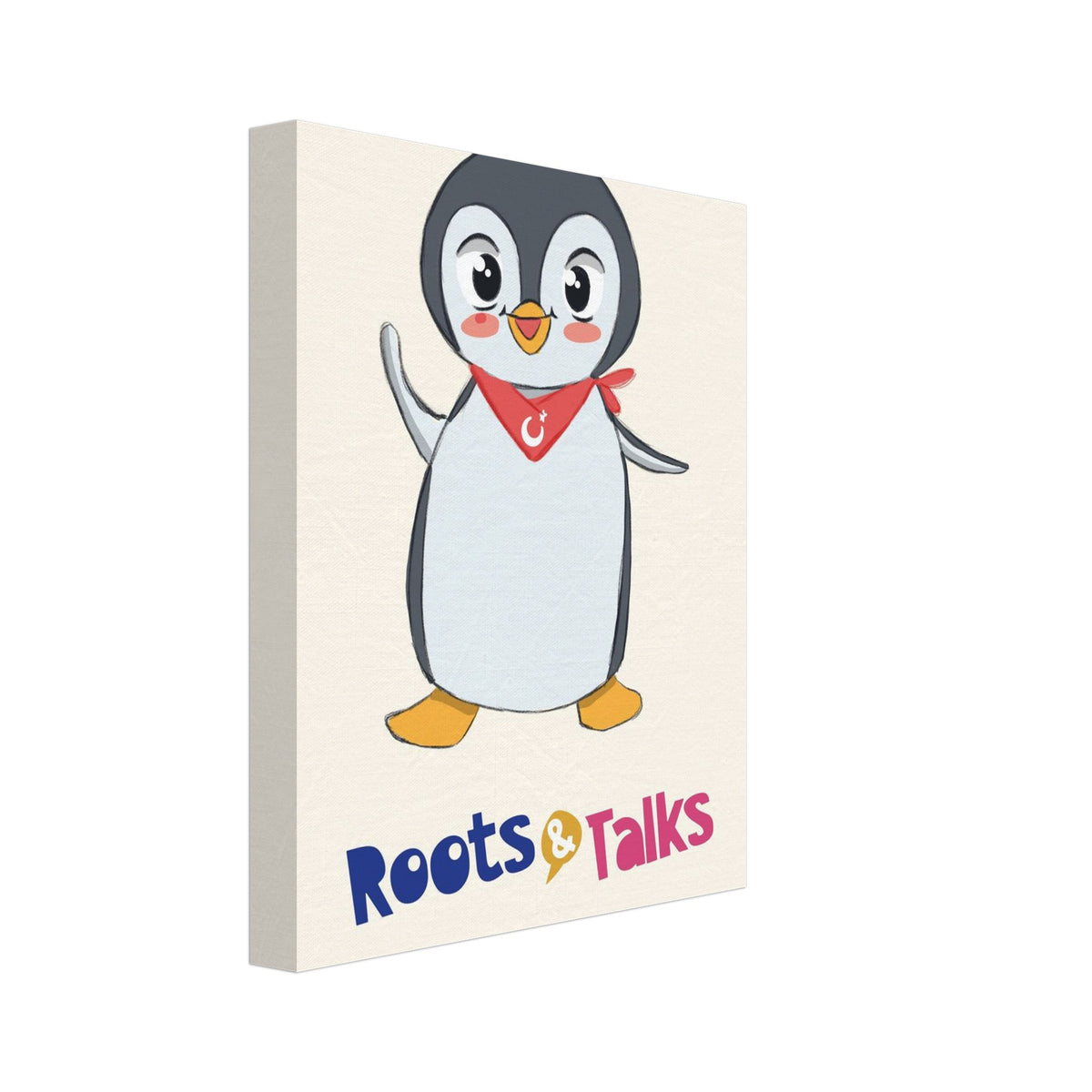 Pingucan Penguin Canvas Print, Roots & Talks - canvas photo 1