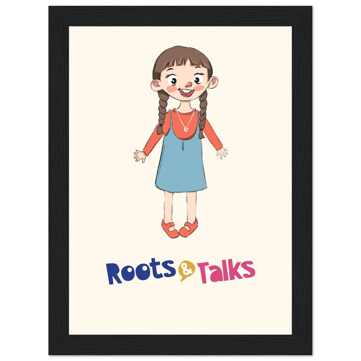 Eylül Character Framed Portrait Poster, Roots & Talks - framed poster photo 1