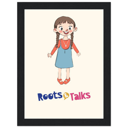 Eylül Character Framed Portrait Poster, Roots & Talks - framed poster photo 1