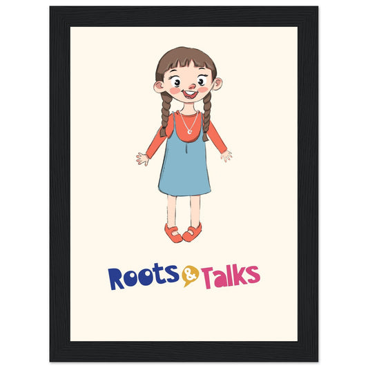 Eylül Character Framed Portrait Poster, Roots & Talks - framed poster photo 1