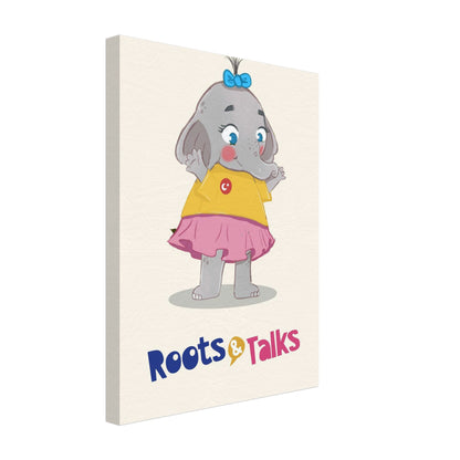 Filiz Elephant Canvas Print, Roots & Talks - canvas photo 2