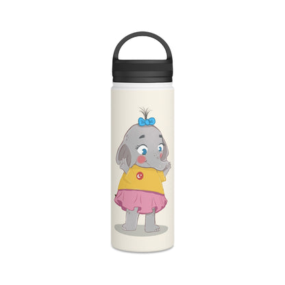 Filiz Elephant Stainless Steel Water Bottle, 18 oz, Roots & Talks - product photo 1