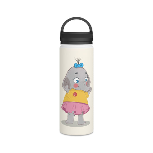Filiz Elephant Stainless Steel Water Bottle, 18 oz, Roots & Talks - product photo 1
