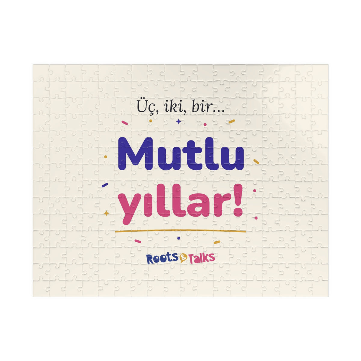 Üç, İki, Bir, Mutlu Yıllar Jigsaw Puzzle, Roots & Talks - product photo 1