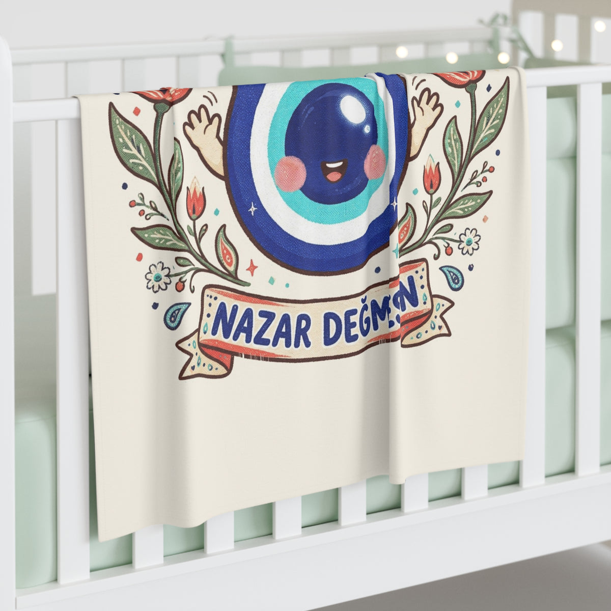 Nazar Değmesin Baby Swaddle Blanket, Roots & Talks - product photo 3