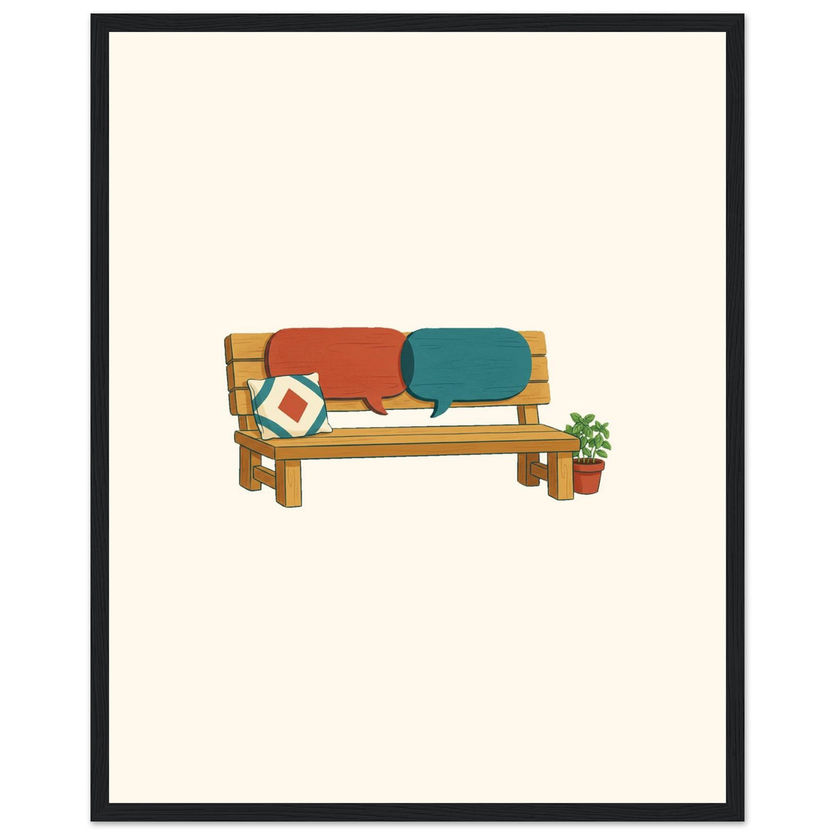 Room for One More Word Framed Portrait Poster, Roots & Talks - framed poster photo 4