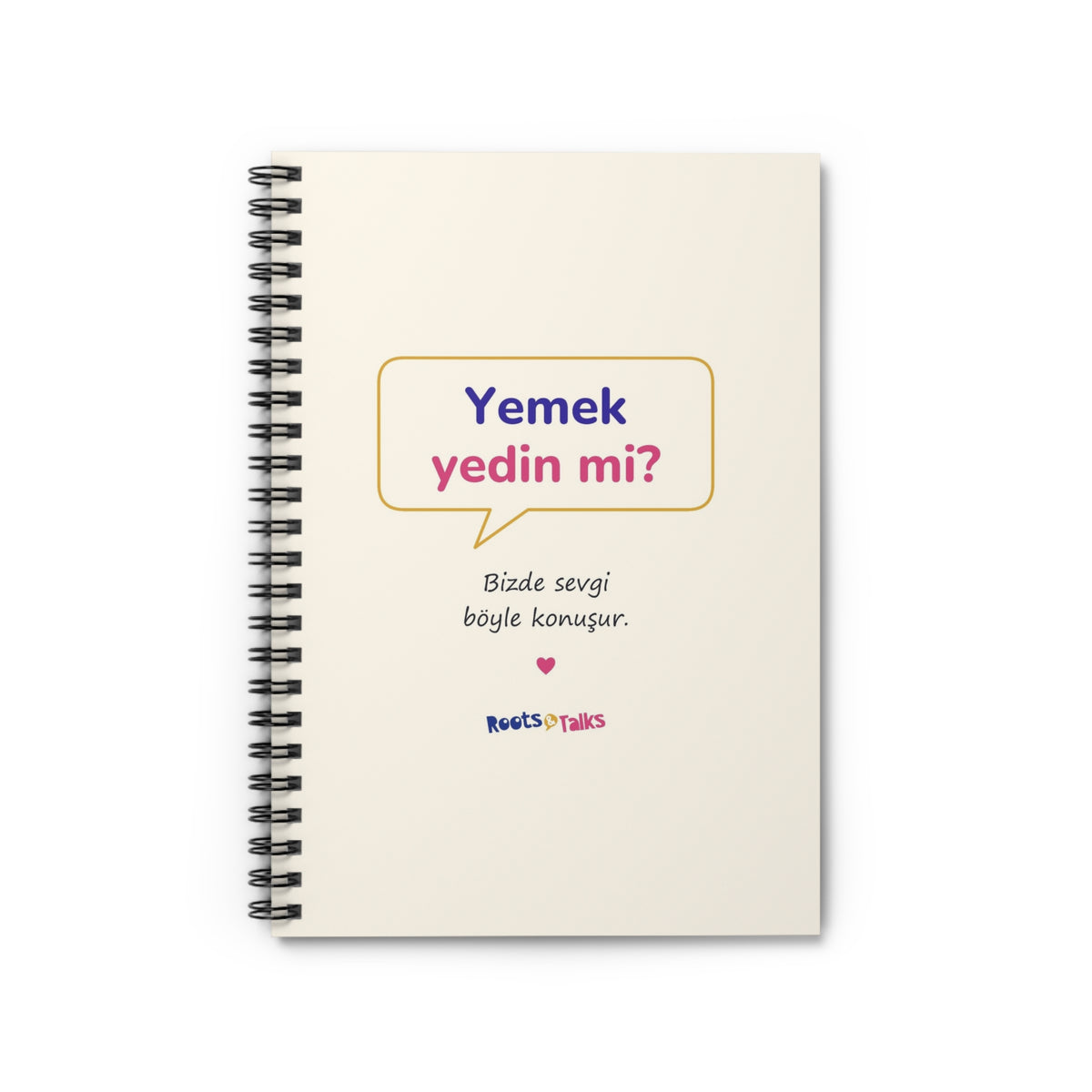 Yemek Yedin Mi? Spiral Notebook, Roots & Talks - product photo 1