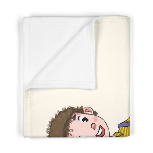 Ahmet Character Soft Fleece Baby Blanket, Roots & Talks - product photo 2