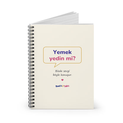 Yemek Yedin Mi? Spiral Notebook, Roots & Talks - product photo 2