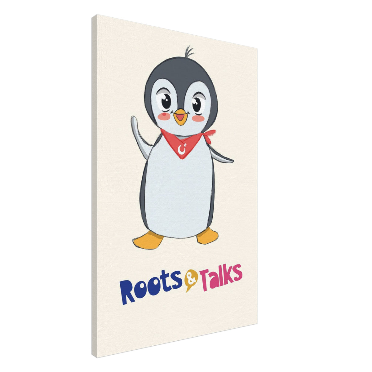 Pingucan Penguin Canvas Print, Roots & Talks - canvas photo 3