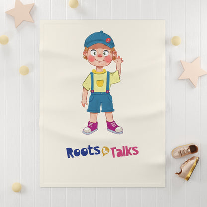 Giray Character Soft Fleece Baby Blanket, Roots & Talks - product photo 3