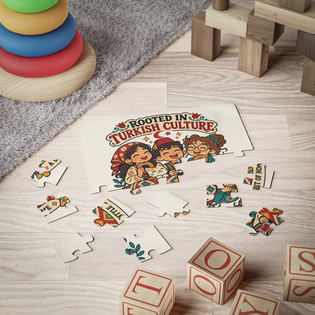 In der türkischen Kultur verwurzelt – Kinderpuzzle, 30 Teile, Roots & Talks