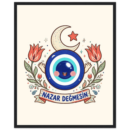 Nazar Değmesin Framed Portrait Poster, Roots & Talks - framed poster photo 4