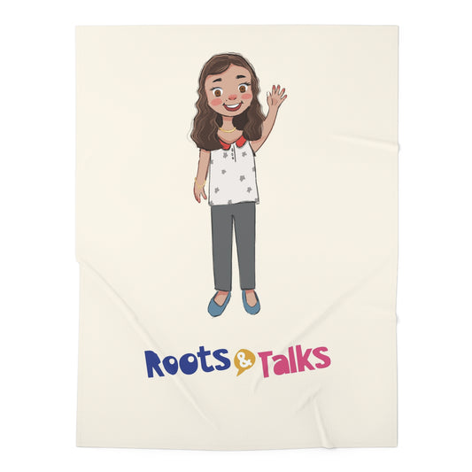 Defne Character Baby Swaddle Blanket, Roots & Talks - product photo 1