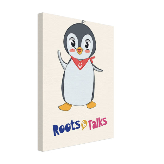Pingucan Penguin Canvas Print, Roots & Talks - canvas photo 2