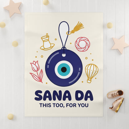 Sana Da Soft Fleece Baby Blanket, Roots & Talks - product photo 3