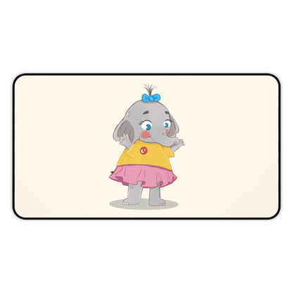 Filiz Elephant Neoprene Desk Mat, 12 × 22 in, Roots & Talks - product photo 1