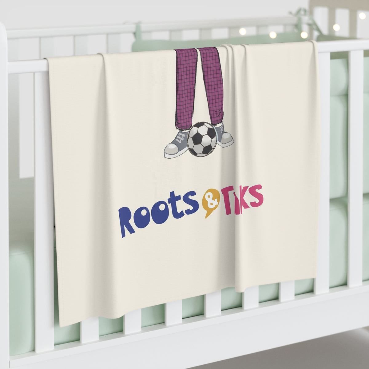 Gazi Character Baby Swaddle Blanket, Roots & Talks - product photo 3