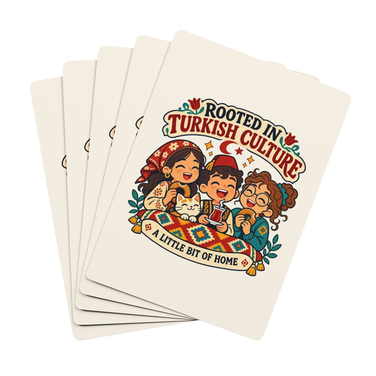 In der türkischen Kultur verwurzelte Spielkarten, Roots & Talks