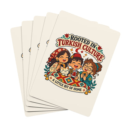 In der türkischen Kultur verwurzelte Spielkarten, Roots & Talks
