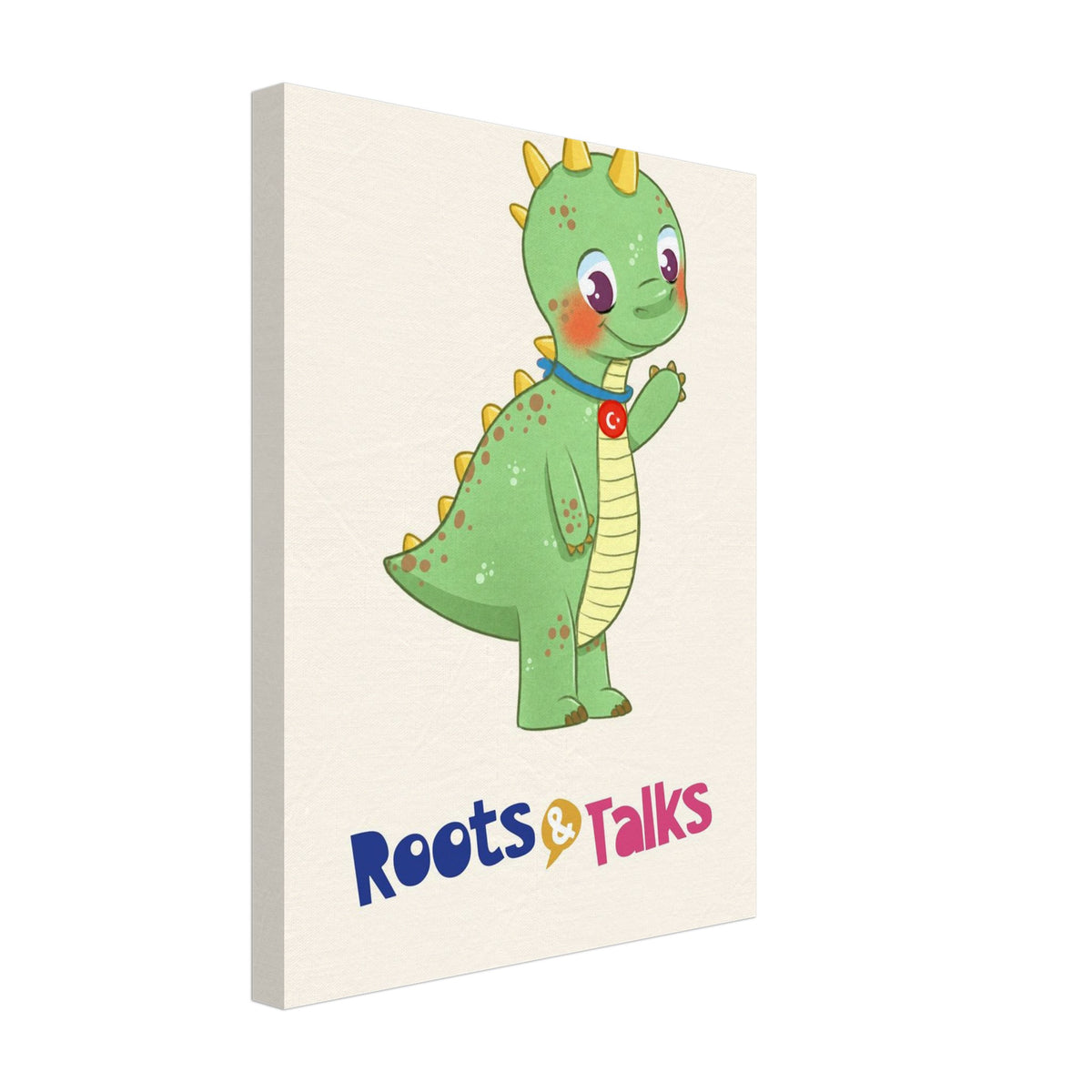 Dino Dinosaur Canvas Print, Roots & Talks - canvas photo 2