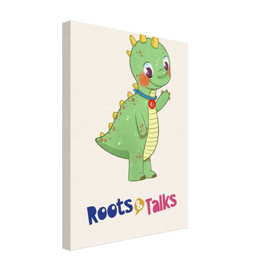 Dino Dinosaur Canvas Print, Roots & Talks - canvas photo 2