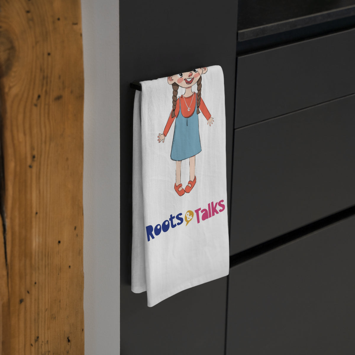 Eylül Character Cotton Tea Towel, Roots & Talks - product photo 4