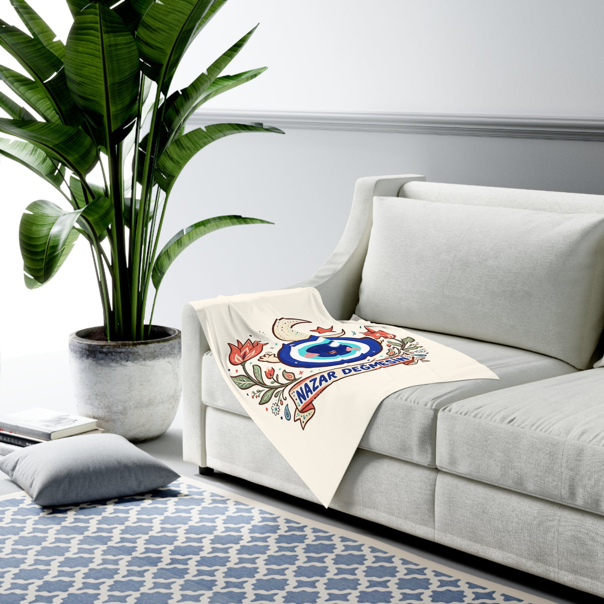 Nazar Değmesin Baby Swaddle Blanket, Roots & Talks - product photo 4