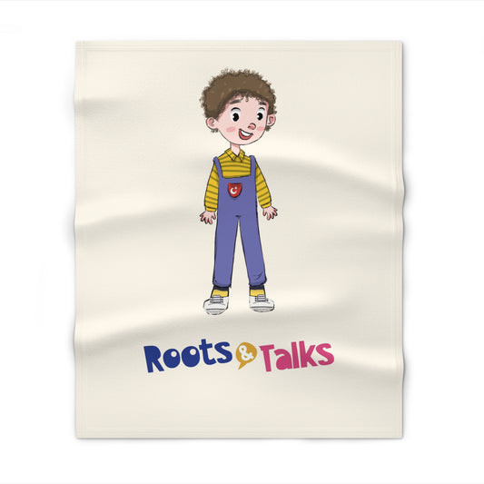 Ahmet Character Throw Blanket, Roots & Talks - product photo 1
