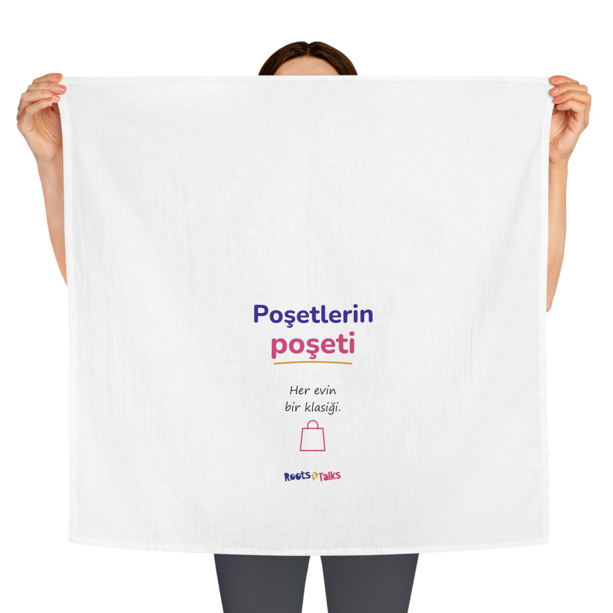 Poşetlerin Poşeti Cotton Tea Towel, Roots & Talks - product photo 3