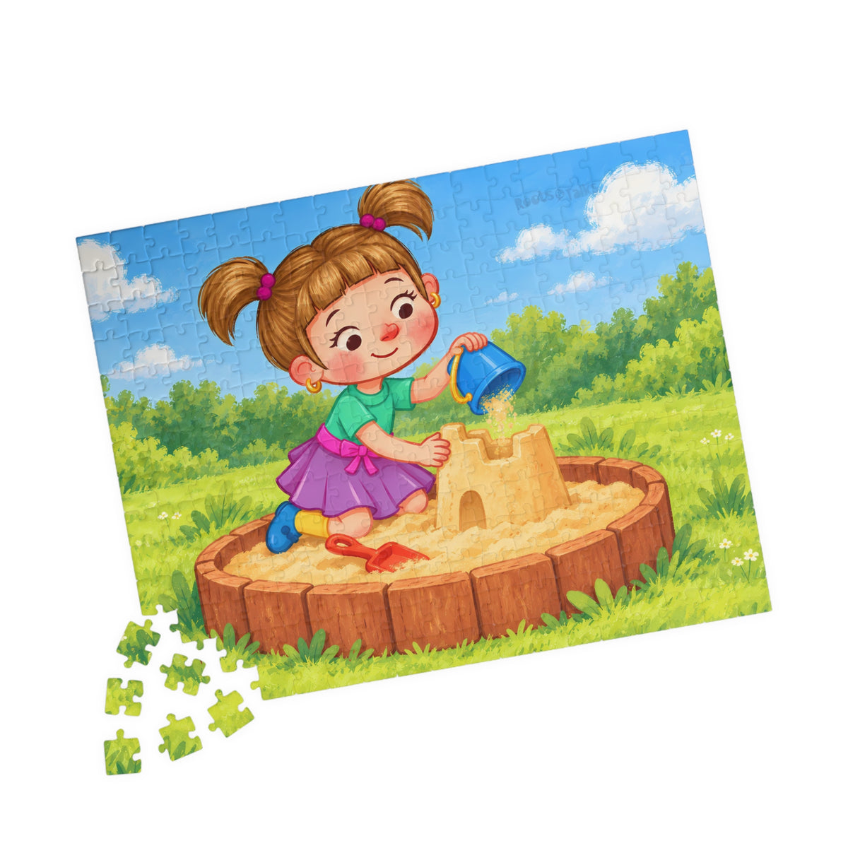 Sandcastle Day Jigsaw Puzzle, Roots & Talks - product photo 4