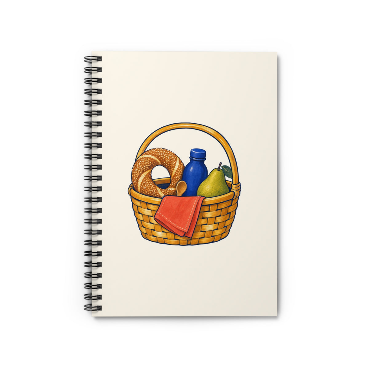 Picnic Basket Spiral Notebook, Roots & Talks - product photo 1