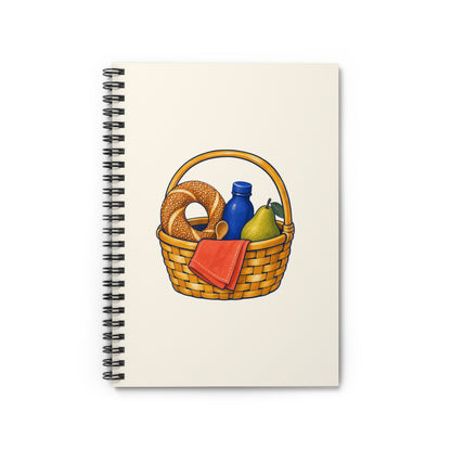 Picnic Basket Spiral Notebook, Roots & Talks - product photo 1