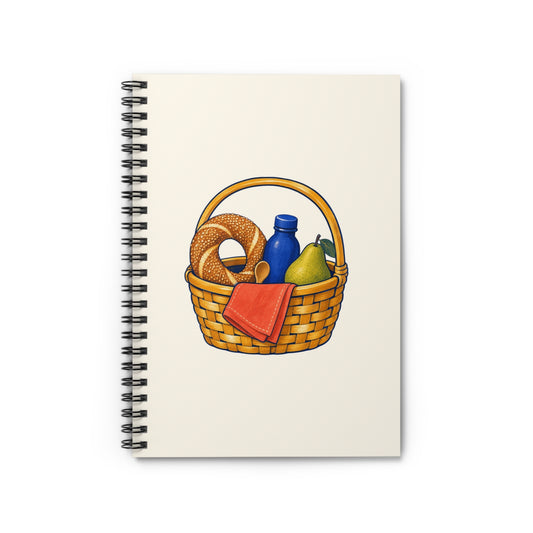 Picnic Basket Spiral Notebook, Roots & Talks - product photo 1