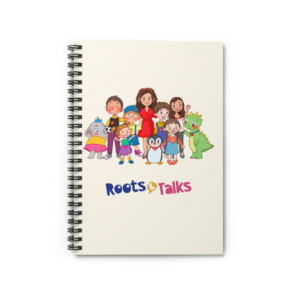 All the Characters Together Spiral Notebook, Roots & Talks - product photo 1