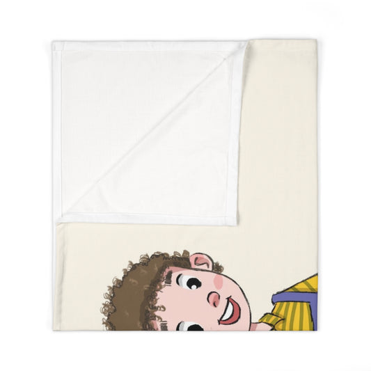 Ahmet Character Baby Swaddle Blanket, Roots & Talks - product photo 2