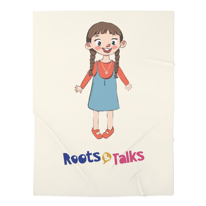 Eylül Character Baby Swaddle Blanket, Roots & Talks - product photo 1