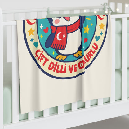 Bilingual & Proud Baby Swaddle Blanket, Roots & Talks - product photo 3