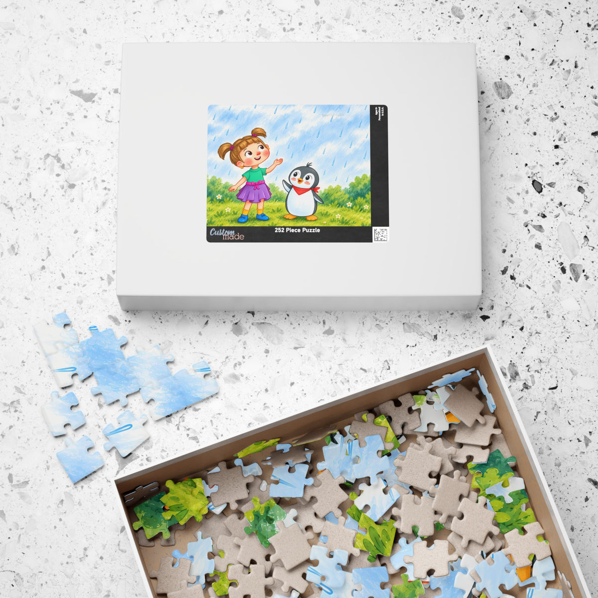 Rainy Day with Pingucan Jigsaw Puzzle, Roots & Talks - product photo 5