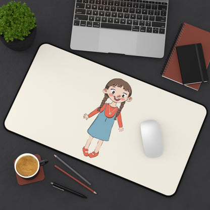 Eylül Character Neoprene Desk Mat, 12 × 22 in, Roots & Talks - product photo 4