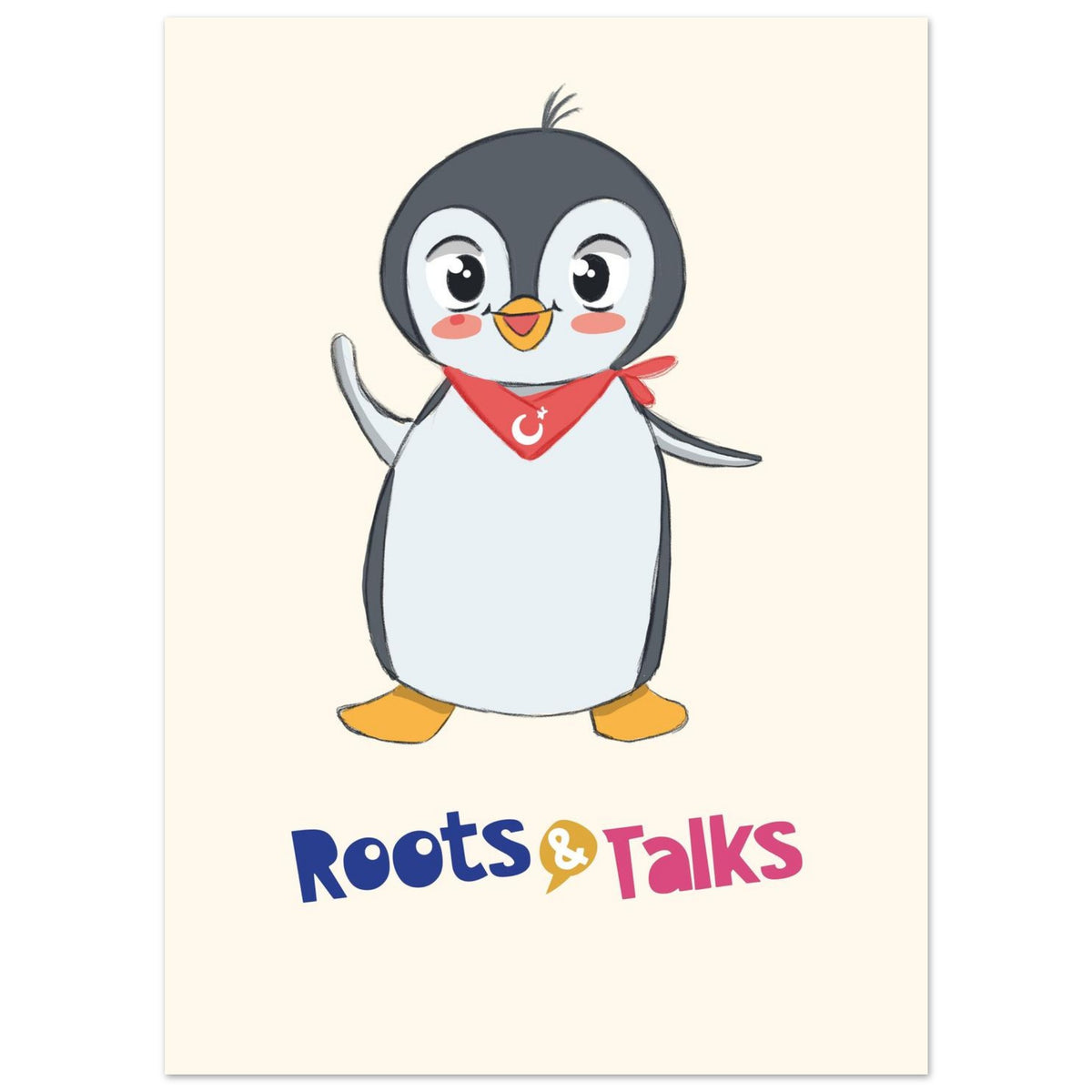 Pingucan Penguin Portrait Poster, Roots & Talks - poster photo 3