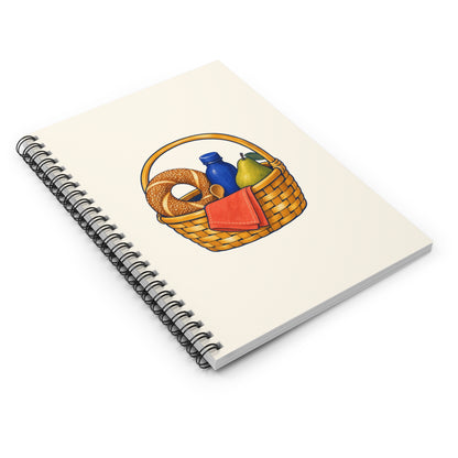 Picnic Basket Spiral Notebook, Roots & Talks - product photo 3